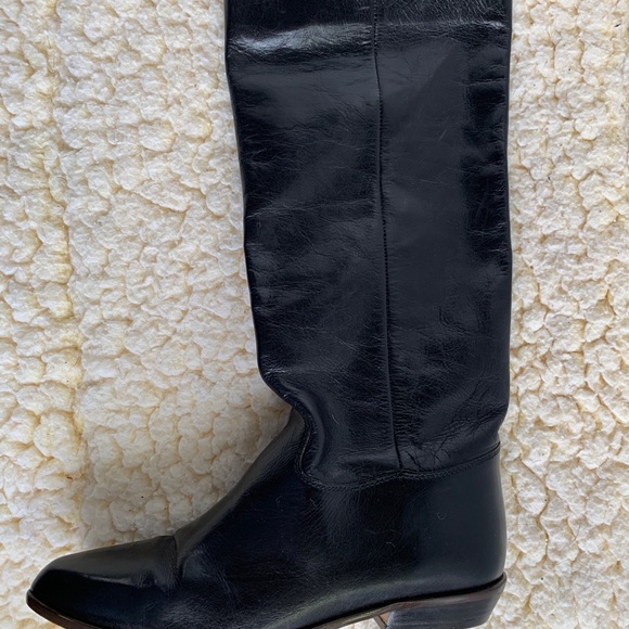 Black Nine West Knee-Length Boots - Size 10M - Picture 6 of 13